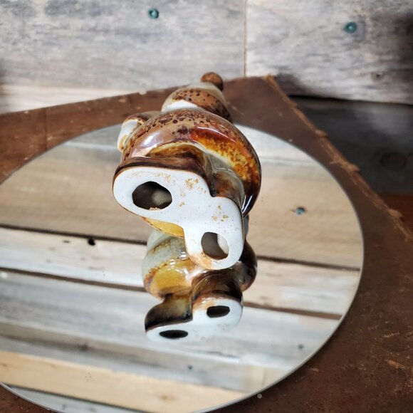 Vintage Little Round Ceramic Santa - Beige - Picture 8 of 8